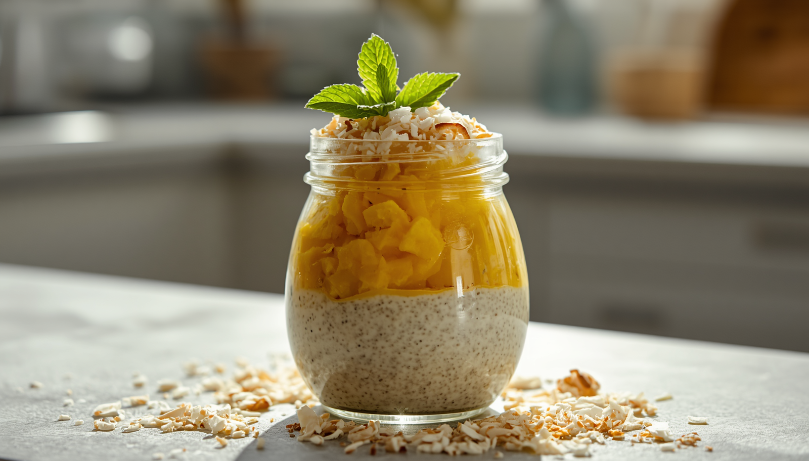 ropical Mango & Coconut Chia Pudding – Fuel Your Morning